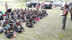 Diklatsar Banser Gabungan di Bangkalan Perkuat Kebersamaan dengan Rakyat