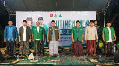 Suasana Majelis Dzikir dan Sholawat Rijalul Ansor di Kecamatan Labang Bangkalan (Foto: Dok. Ansor Bangkalan)